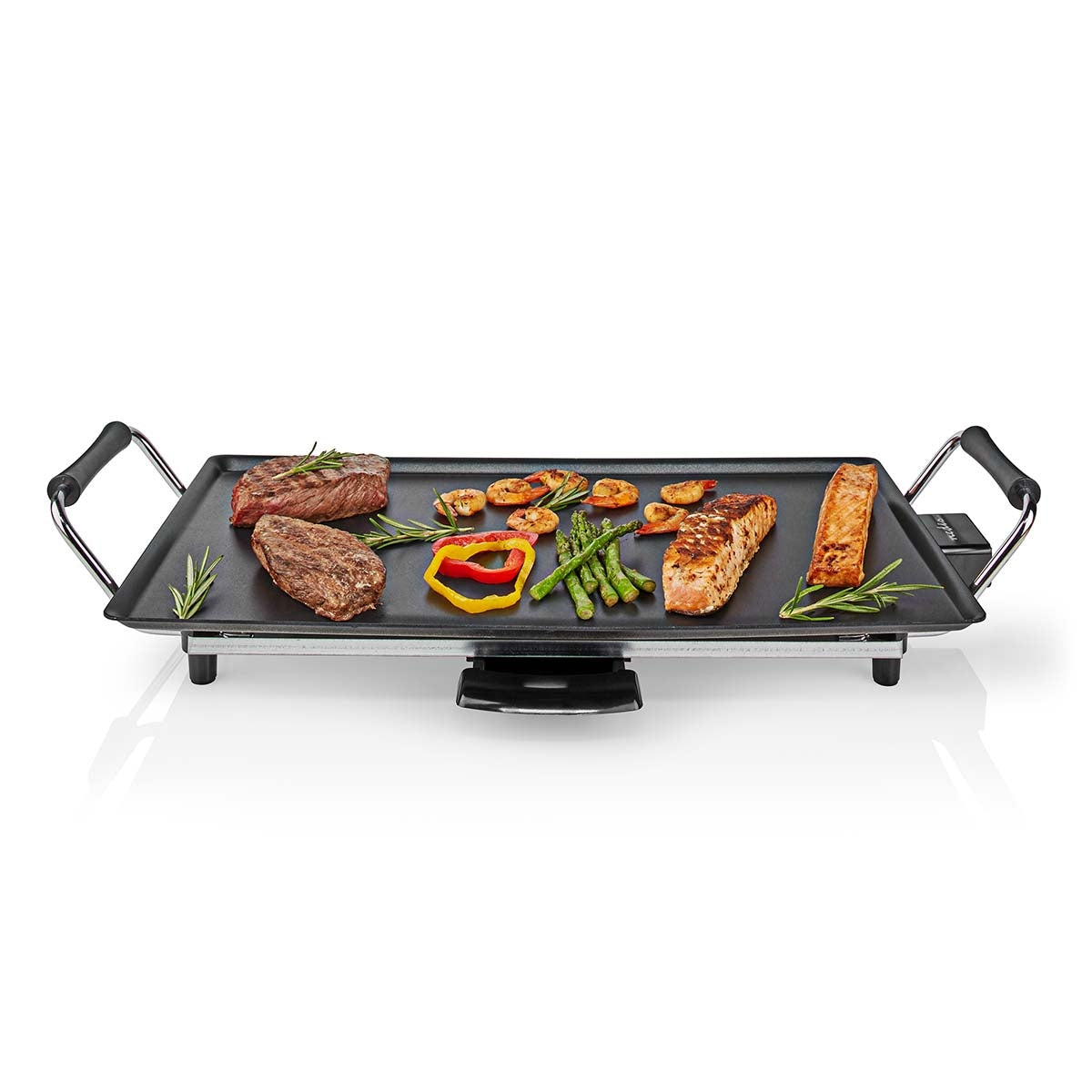 Teppanyaki Table Grill | Back surface (l x w): 47.5 x 26.5 cm | 5 Heat settings