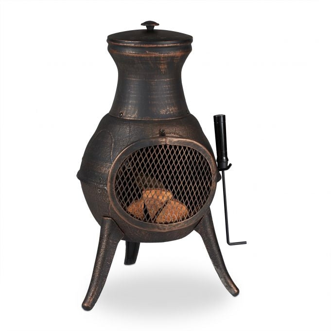 Terrace stove in cast iron