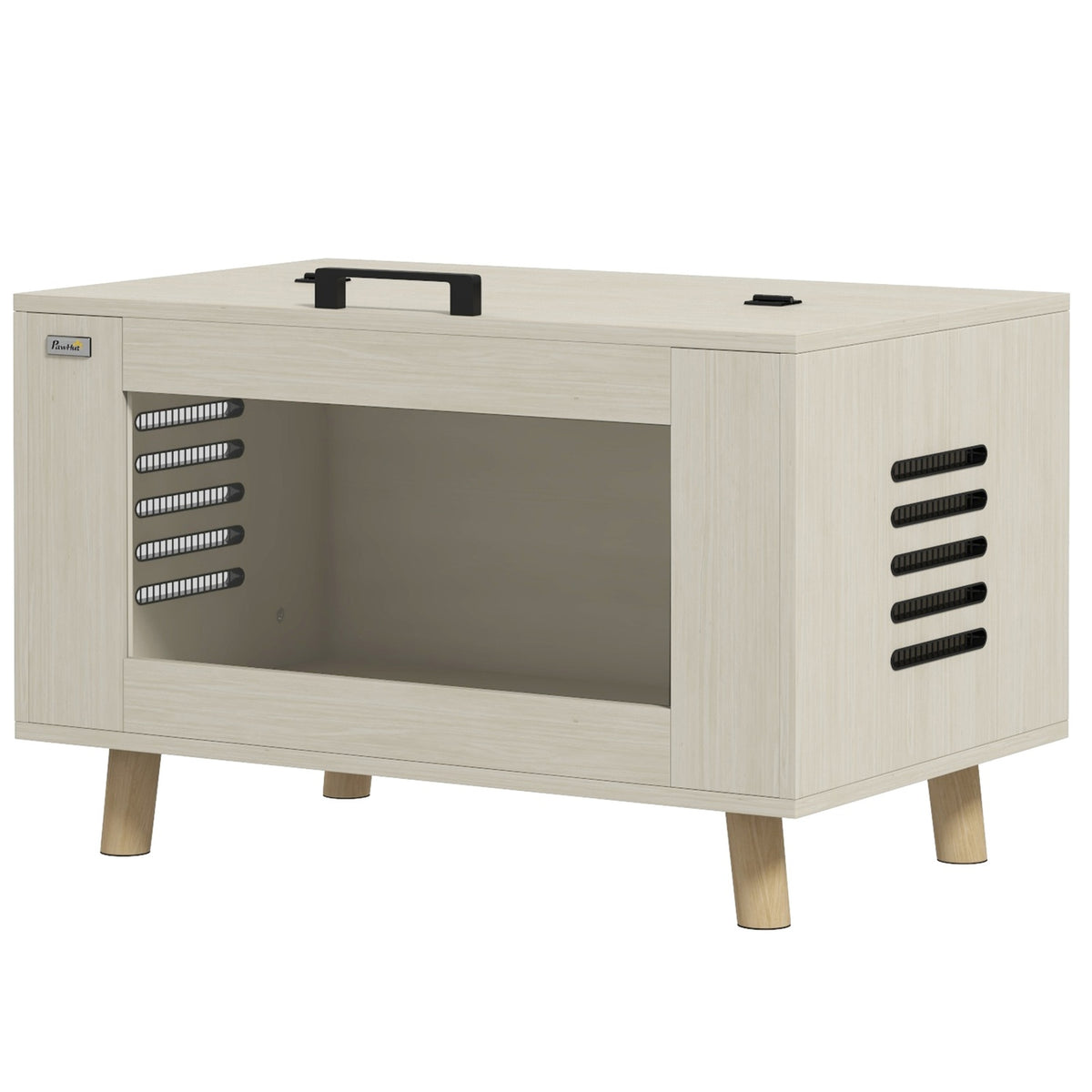 Terrarium Reptiles Feeding Box Side Ventilation Reptile Breeding Box Hinged Lid Amphibians Arachnids Oak 80X50X50Cm