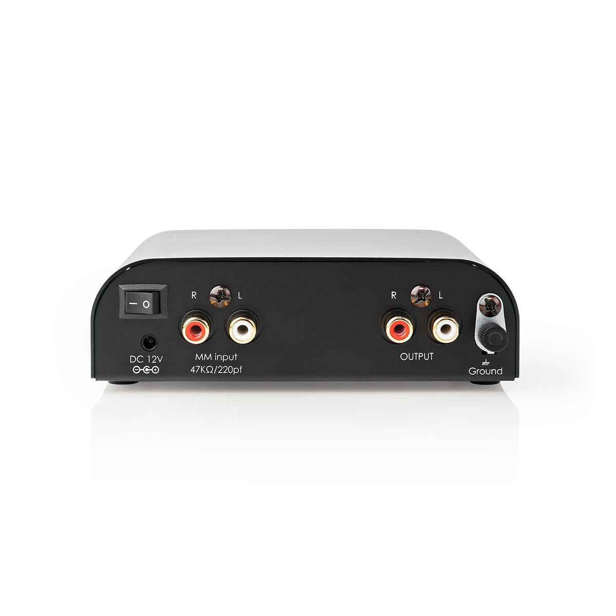 The preamplifier | Connection input: 1x RCA | Connection output: 1x RCA | 2 Channels | Phono / Turntable | Automatic | Black