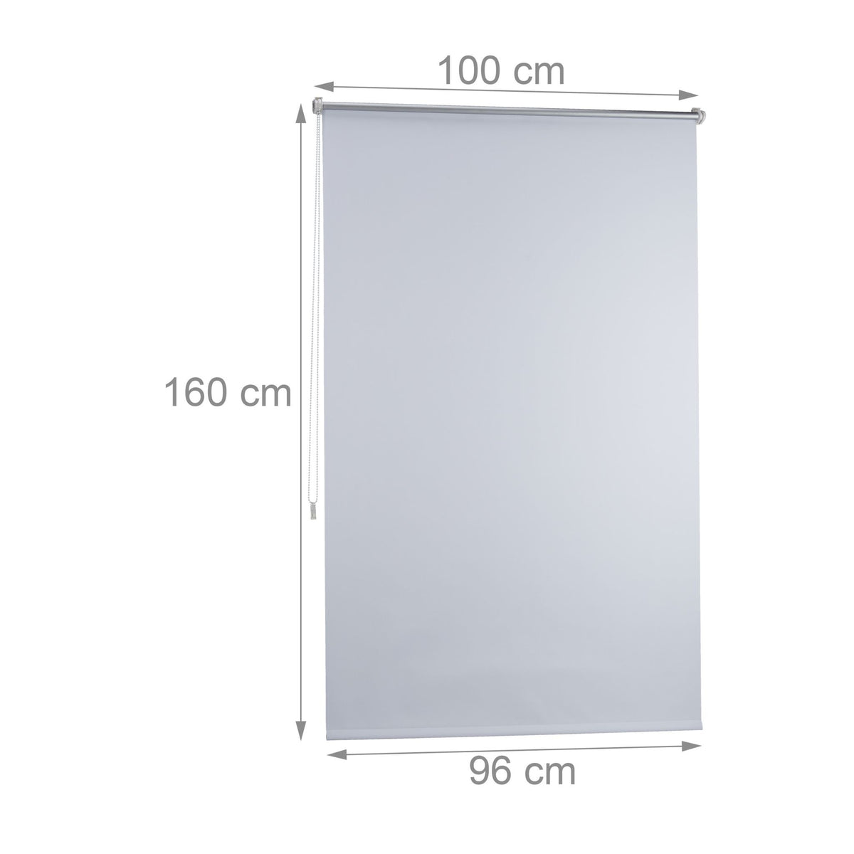 Thermo blackout curtain white