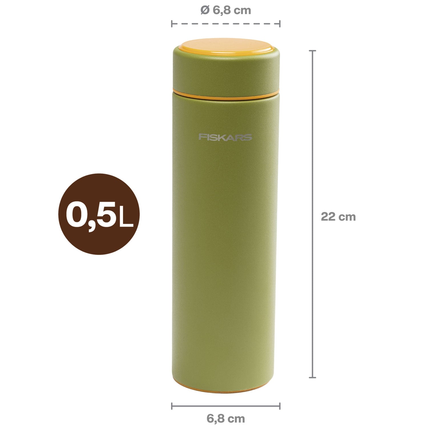 Thermos bottle green 0.5 liter On-the-go Bottle