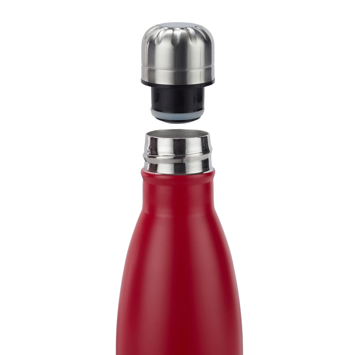 Thermos bottle in steel