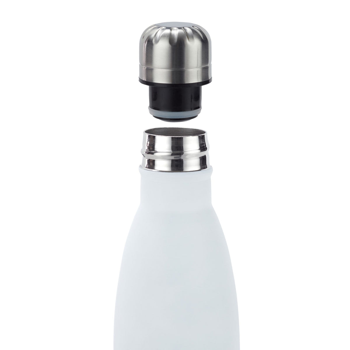 Thermos bottle in steel