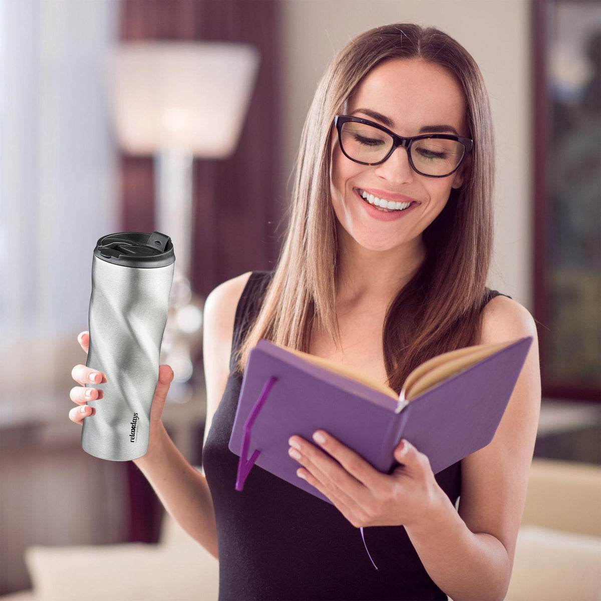 Thermos mug in stainless steel 500 ml