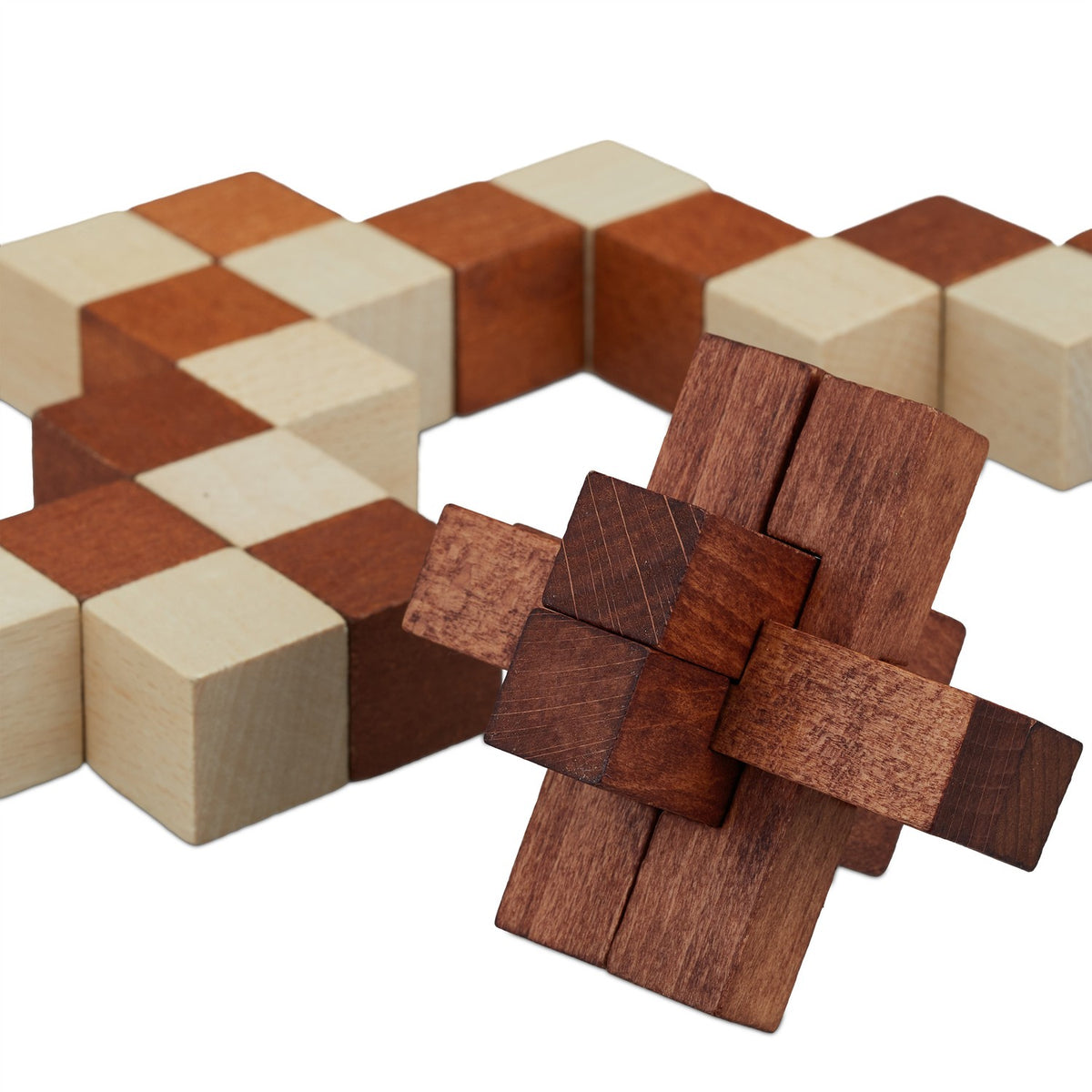 The wooden puzzle