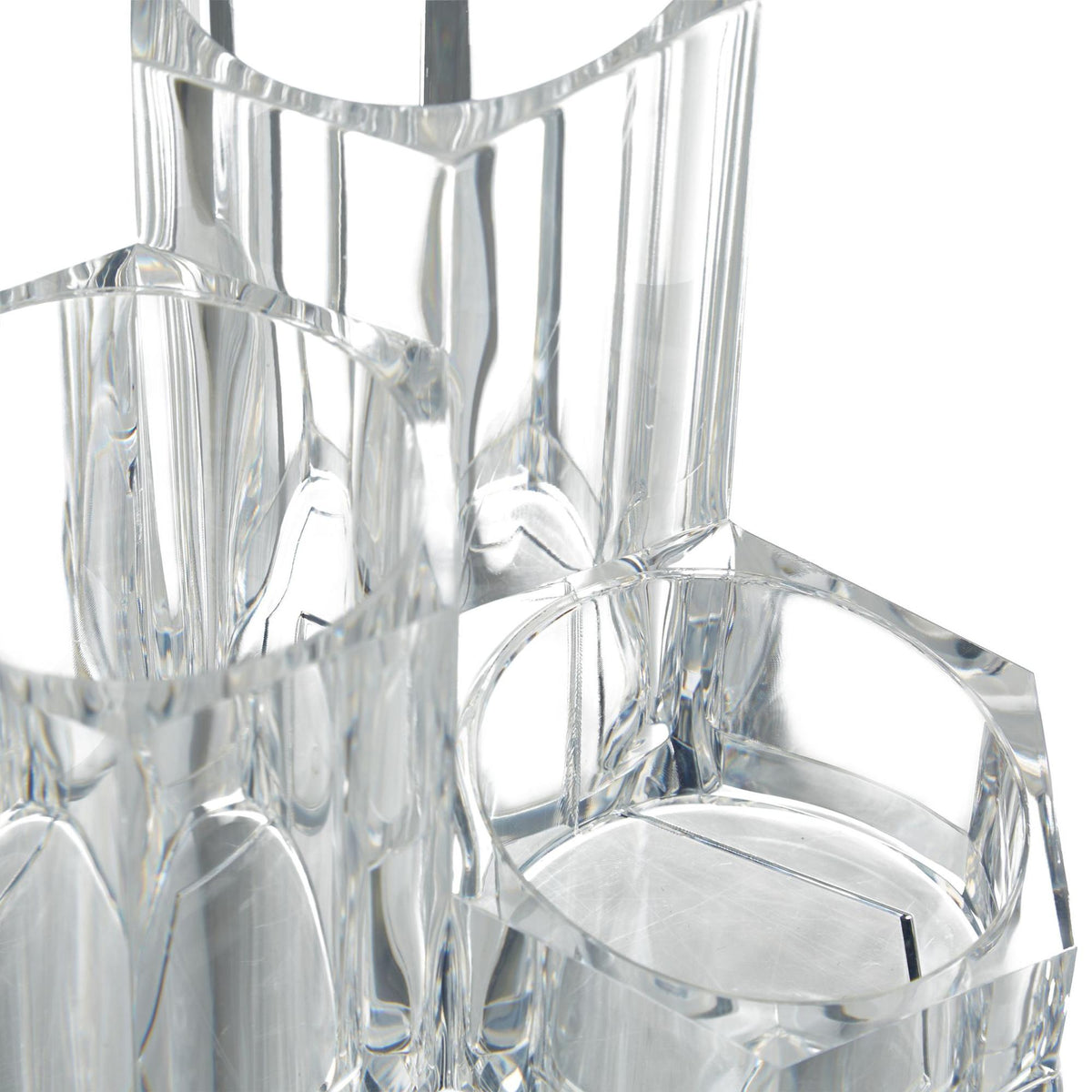 Three-piece brush holder