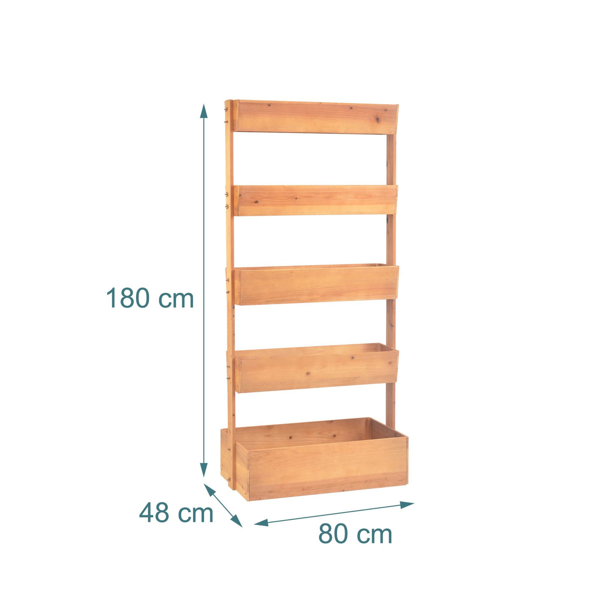 Tiered Planter with Boxes for Herbs & Vegetables