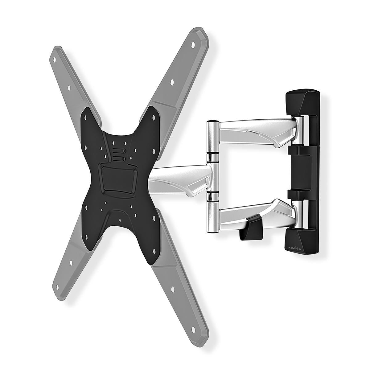 Tilt and swivel TV wall mount | 23-55 " | Maximum Screen Weight Supported: 30kg | Tiltable | Rotatable | Minimum Wall Distance: 48mm | Maximum Wall Distance: 410mm | 3 Pivot Point(s) | Steel | Black