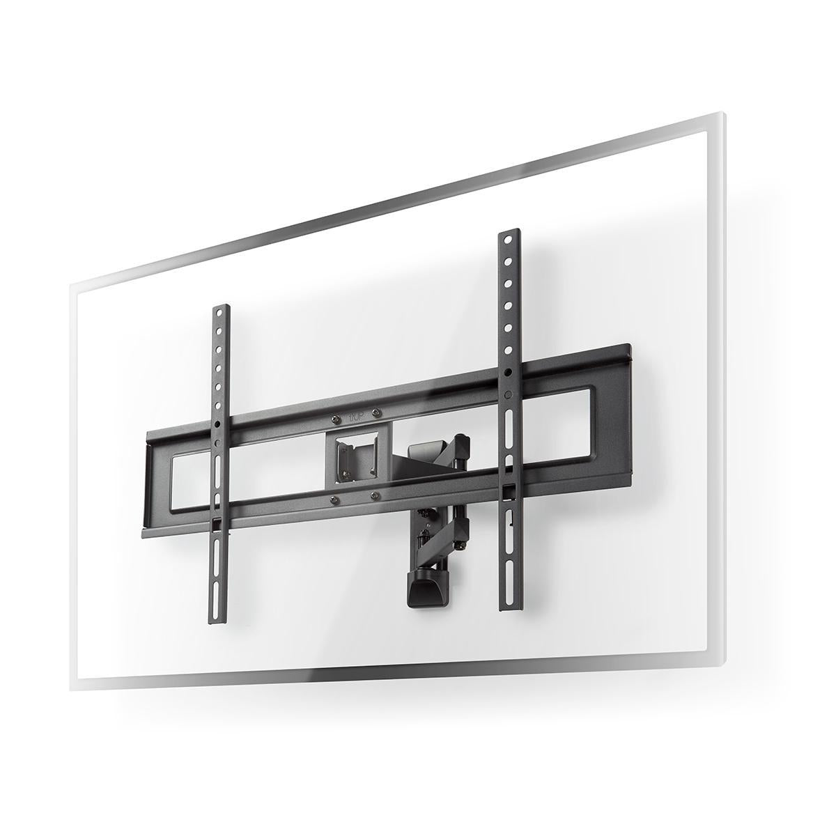 Tilt and swivel TV wall mount | 37-70 " | Maximum Screen Weight Supported: 25kg | Tiltable | Rotatable | Minimum Wall Distance: 79mm | Maximum Wall Distance: 427mm | 3 Pivot Point(s) | ABS / Steel | Black