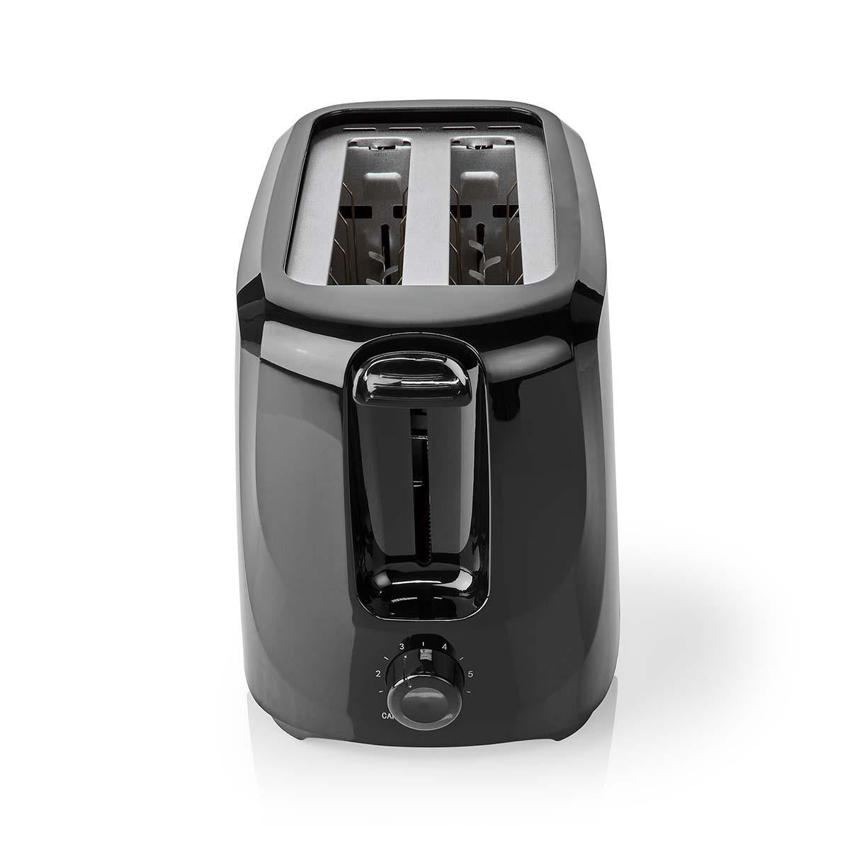 Toaster | 2 Discs | Degree of brownness: 6 | Black