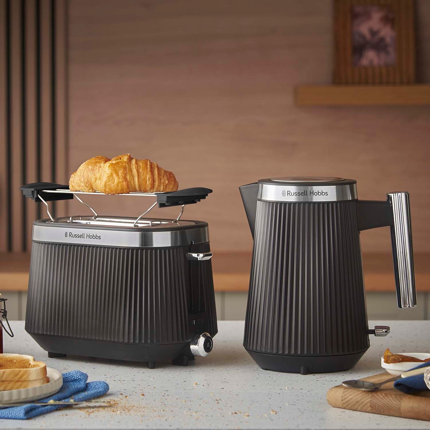 Toaster, 2-Slice, Black, Compact Design