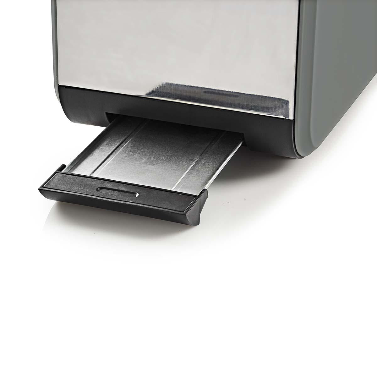 Toaster | Soft Touch Series | 2 Discs | Degree of brownness: 6 | Defrost function | Gray