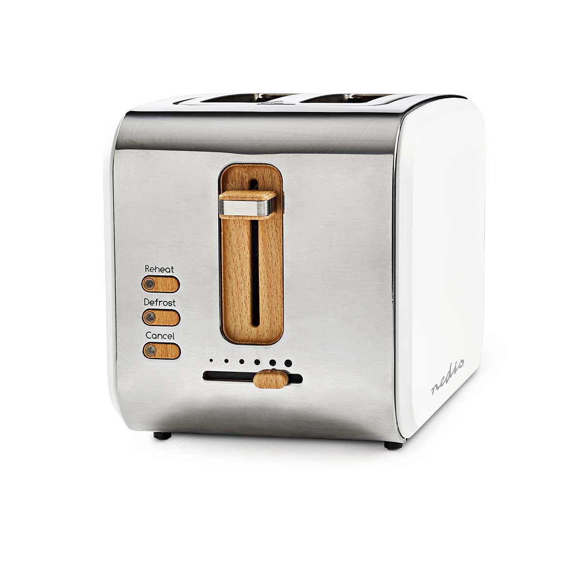 Toaster | Soft Touch Series | 2 Discs | Degree of brownness: 6 | Defrost function | White