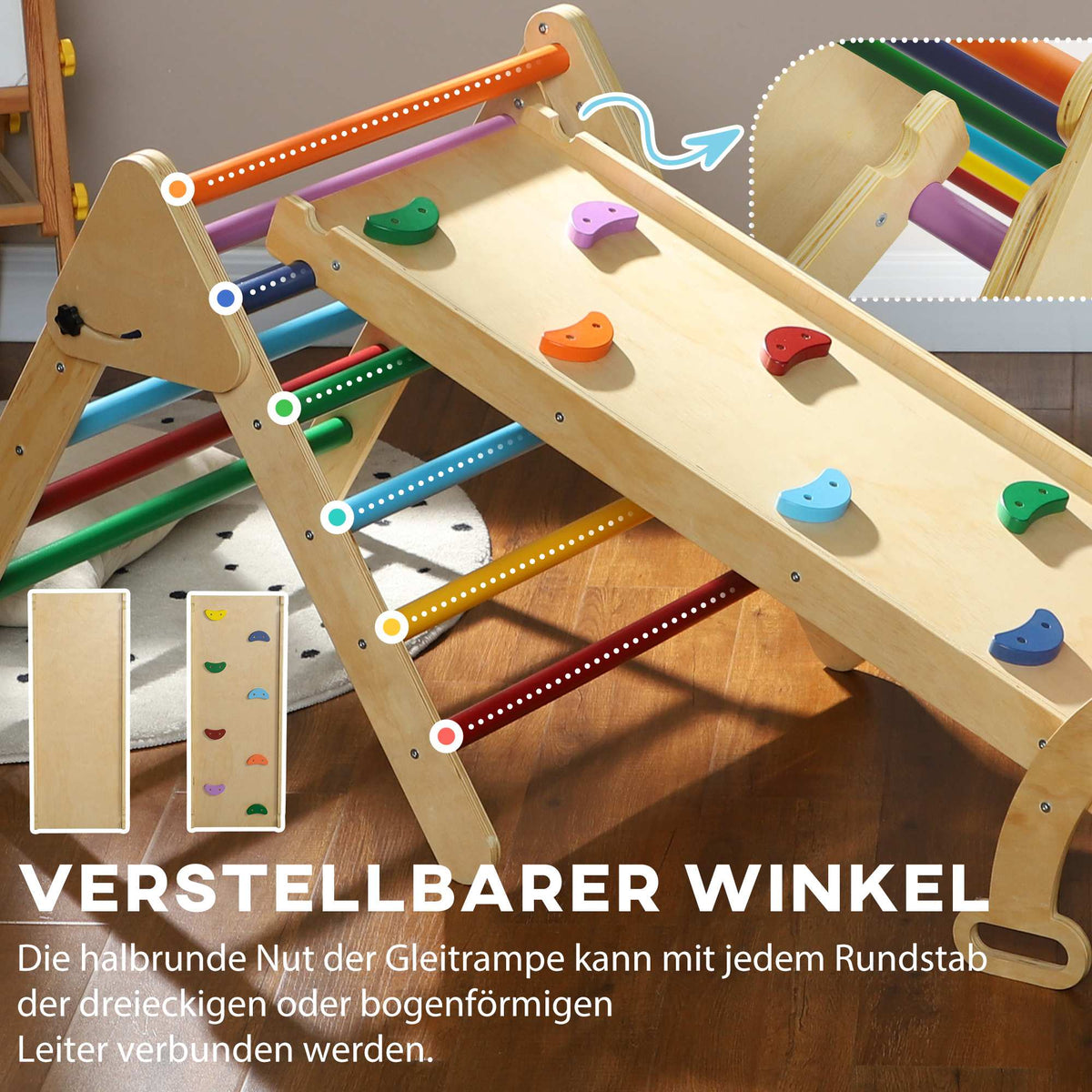 Toddler Indoor Climbing Set, 5-in-1, Ages 18-48 Months