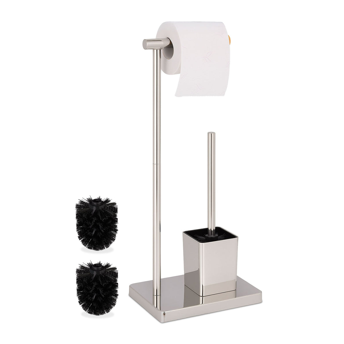 Toilet Butler with Holder and 2 Spare Brush Heads