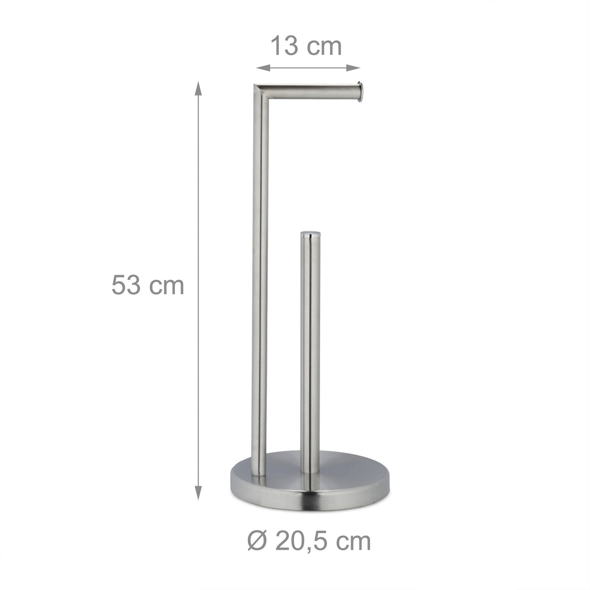 Toilet Paper Holder, Stainless Steel, Holds 3 Rolls