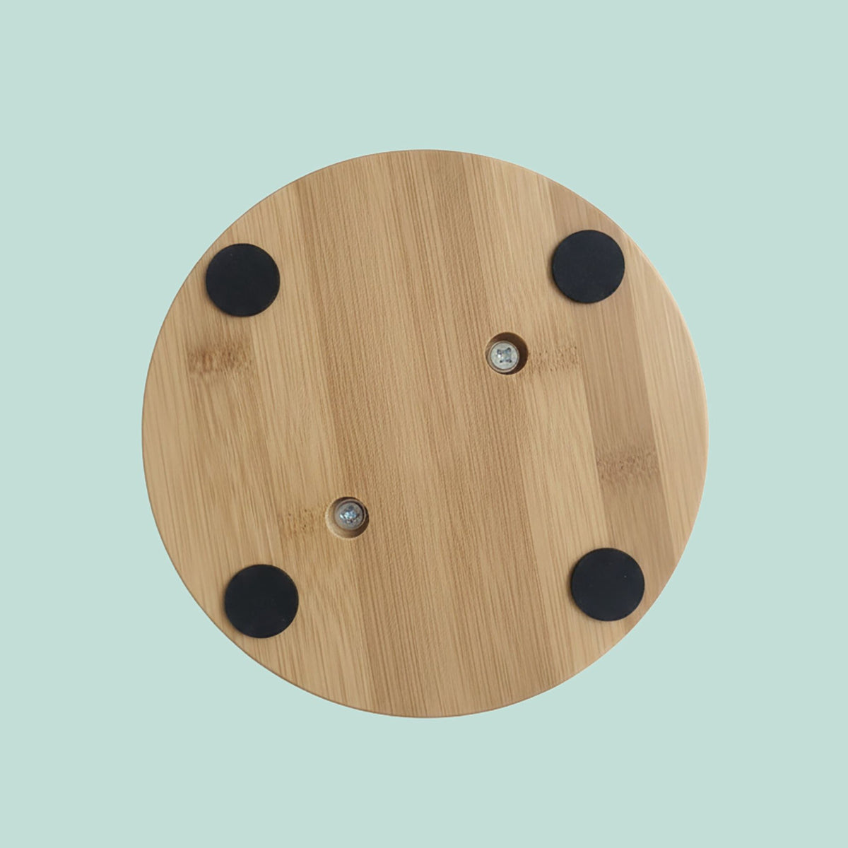 Toilet Paper Holder with Shelf, Bamboo and Metal