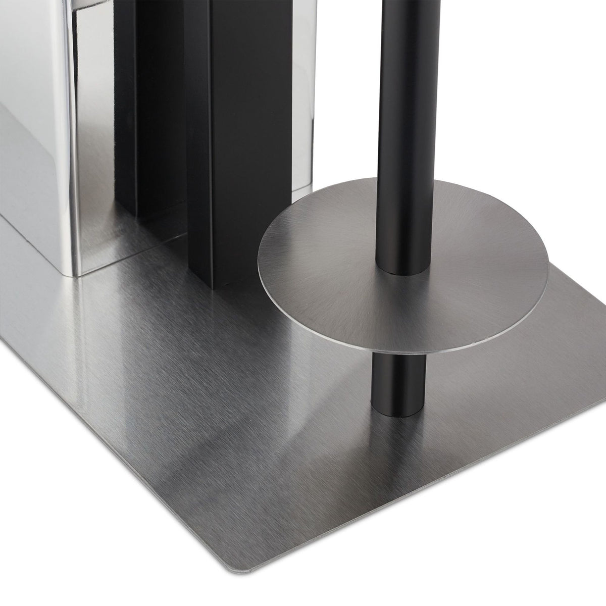 Toilet Set with Tray in Matt Black