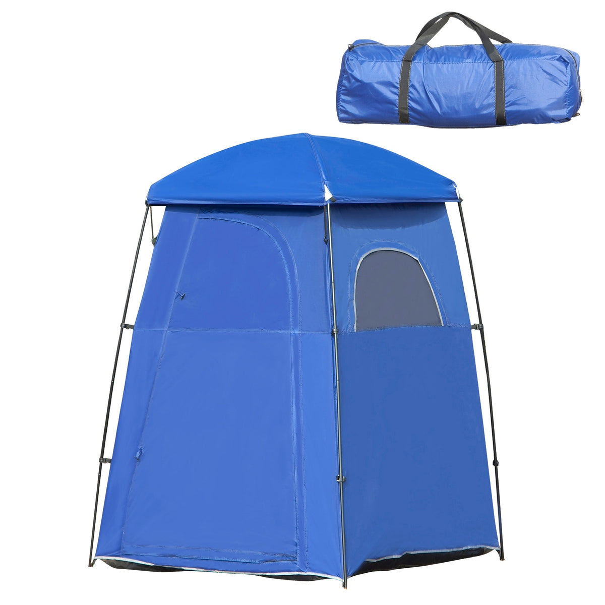 Toilet Tent Mobile Shower Tent 1-2 Person Changing Tent Bag Upf50+ 167X167X218Cm