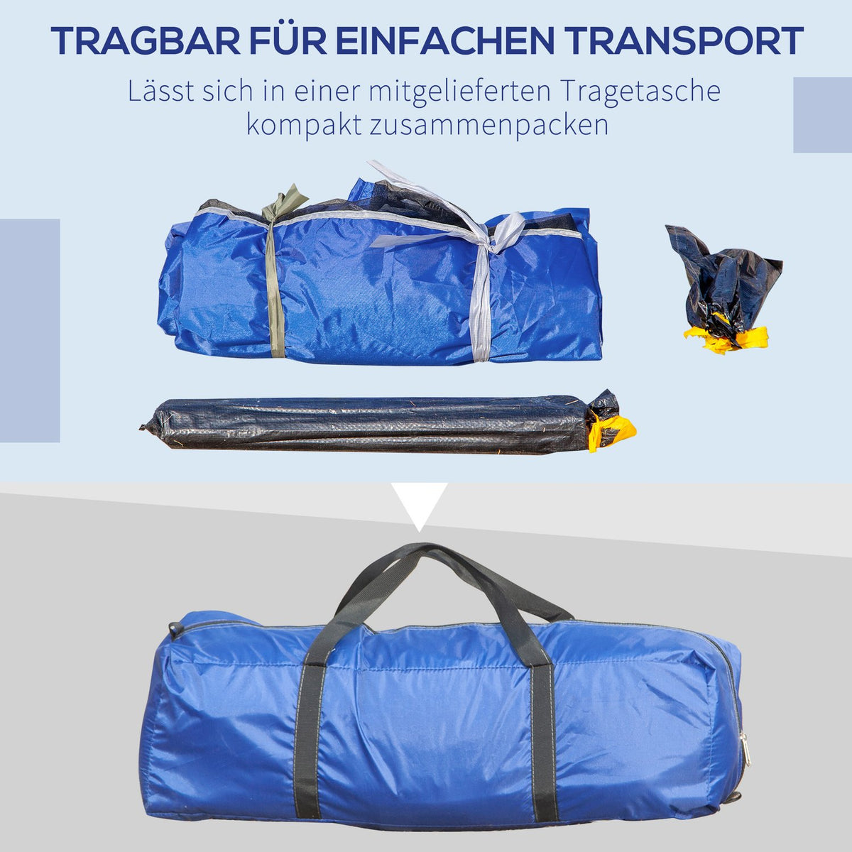 Toilet Tent Mobile Shower Tent 1-2 Person Changing Tent Bag Upf50+ 167X167X218Cm