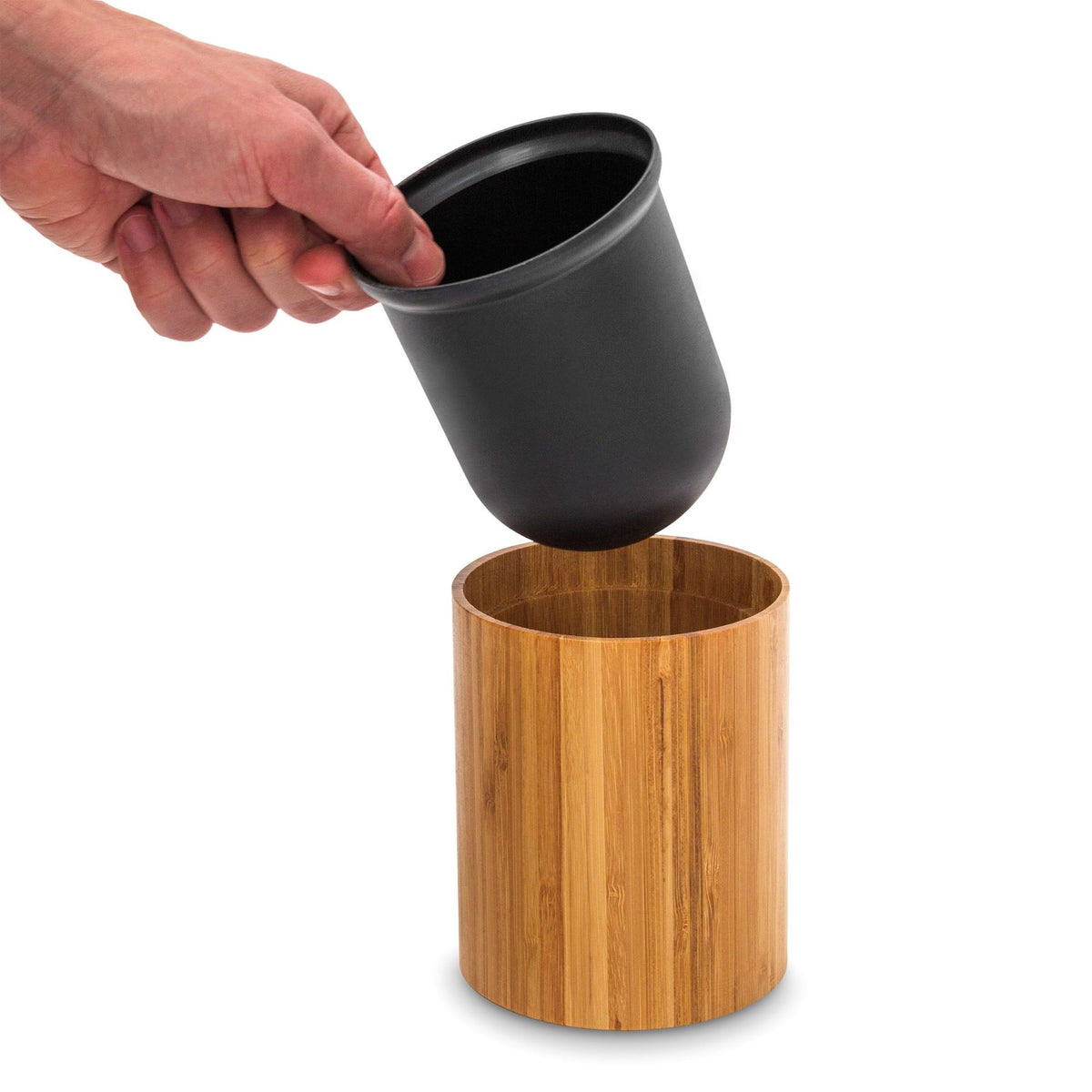 Toilet brush bamboo