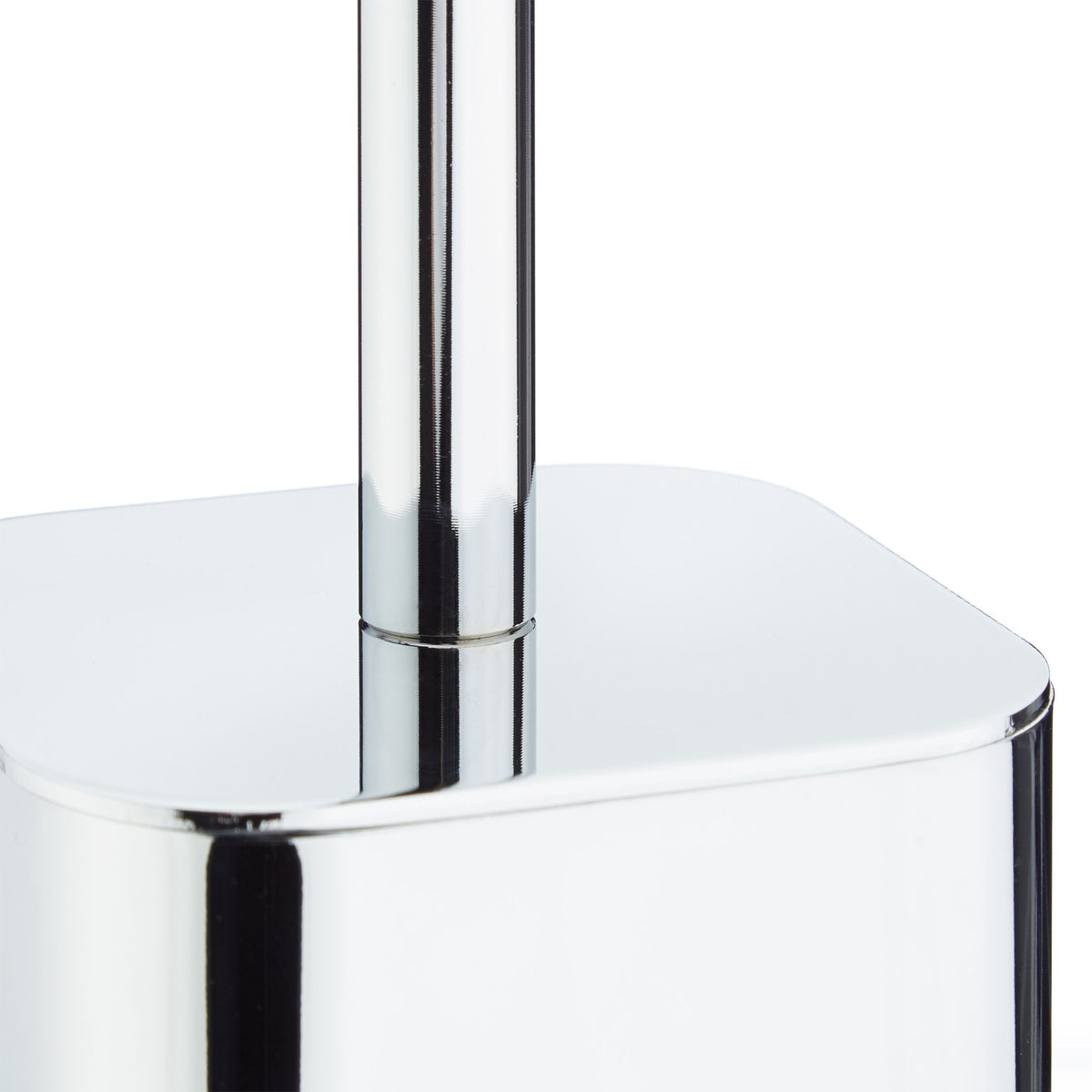 Toilet brush holder wall