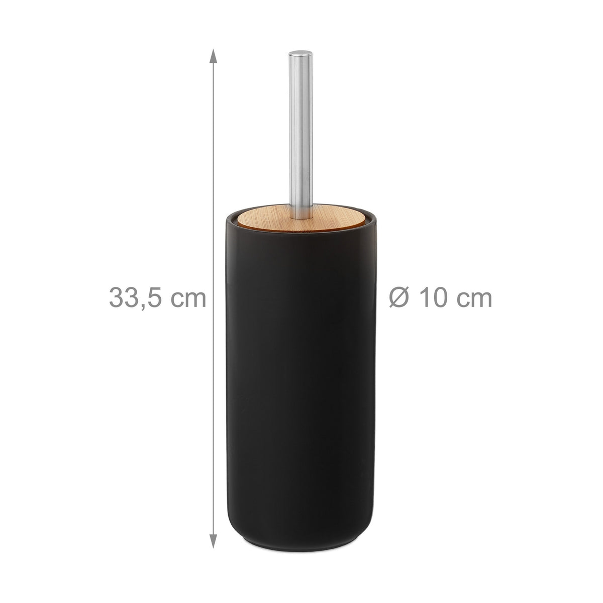 Toilet brush with holder