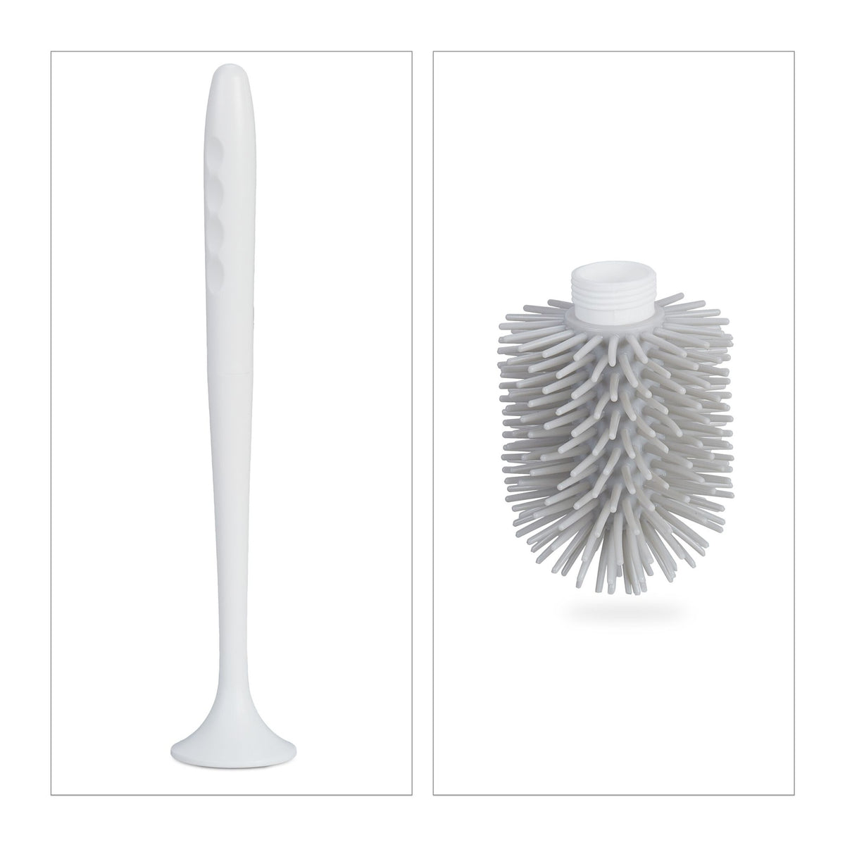 Toilet brush with wall bracket