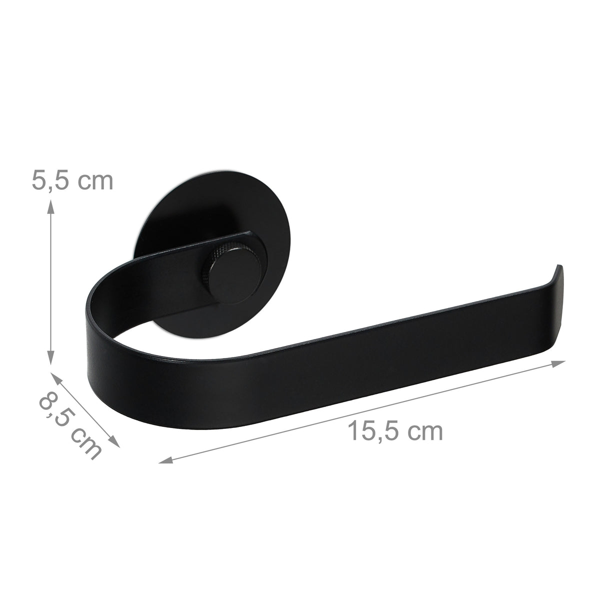 Toilet paper holder black