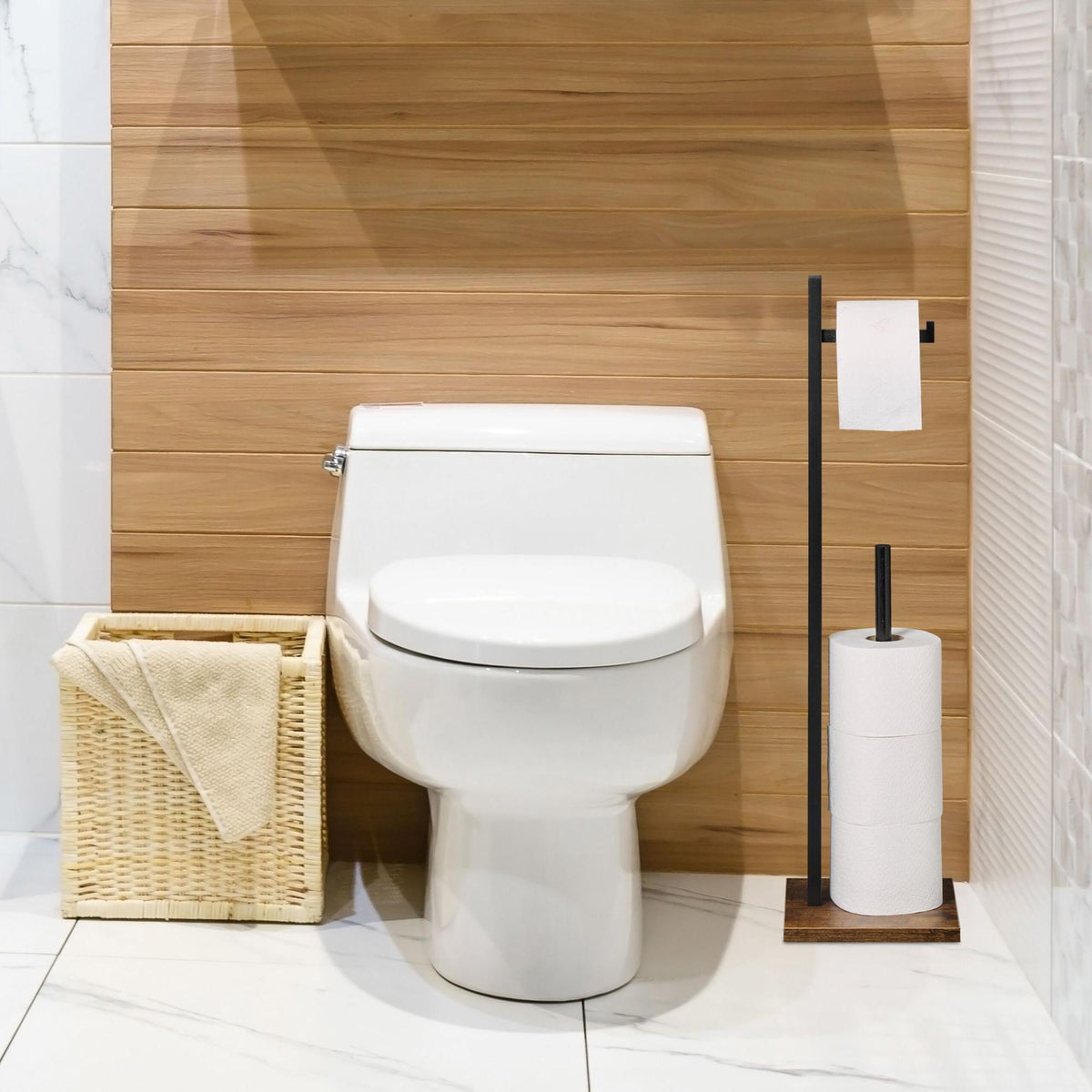Toilet paper holder for 5 rolls