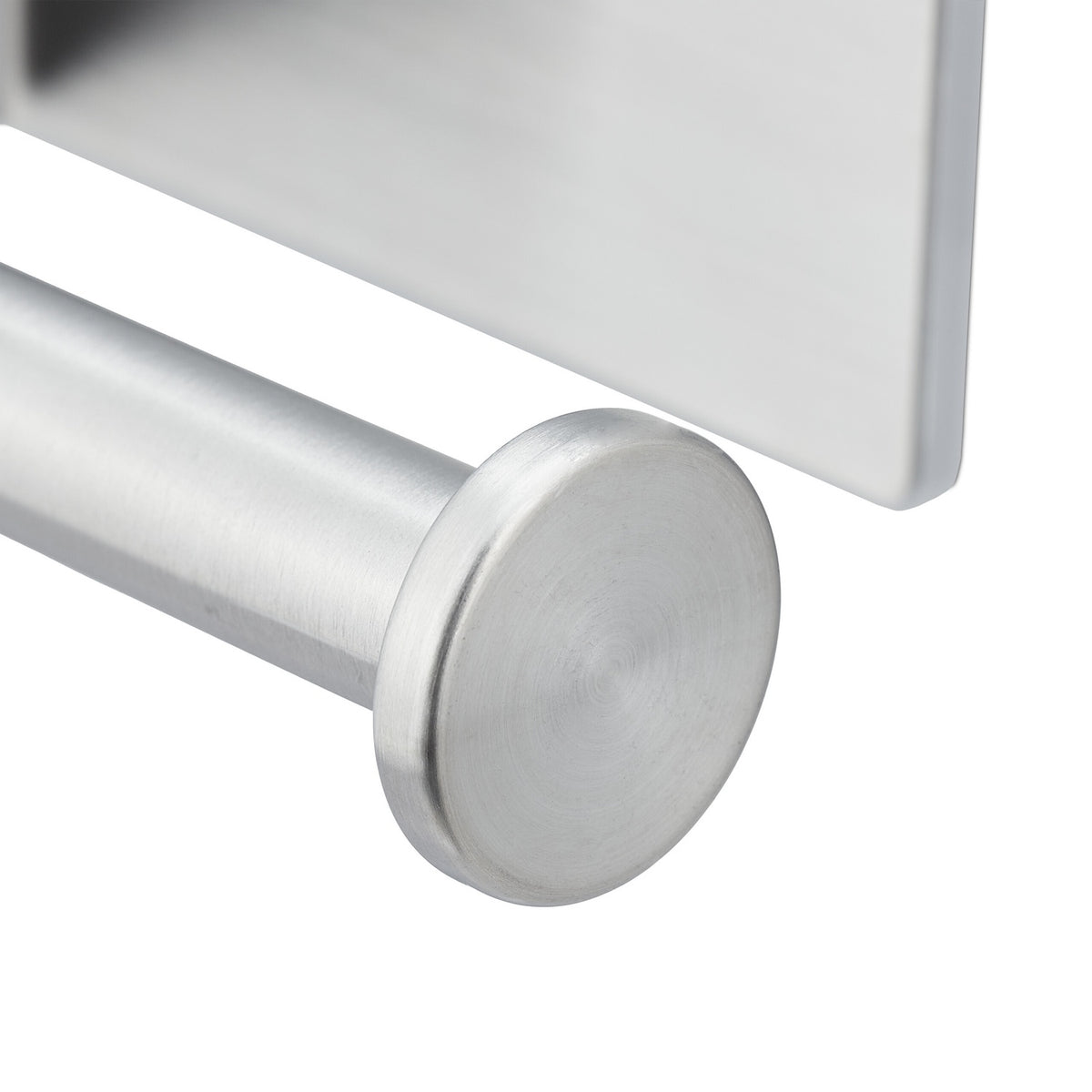 Toilet roll holder without drilling