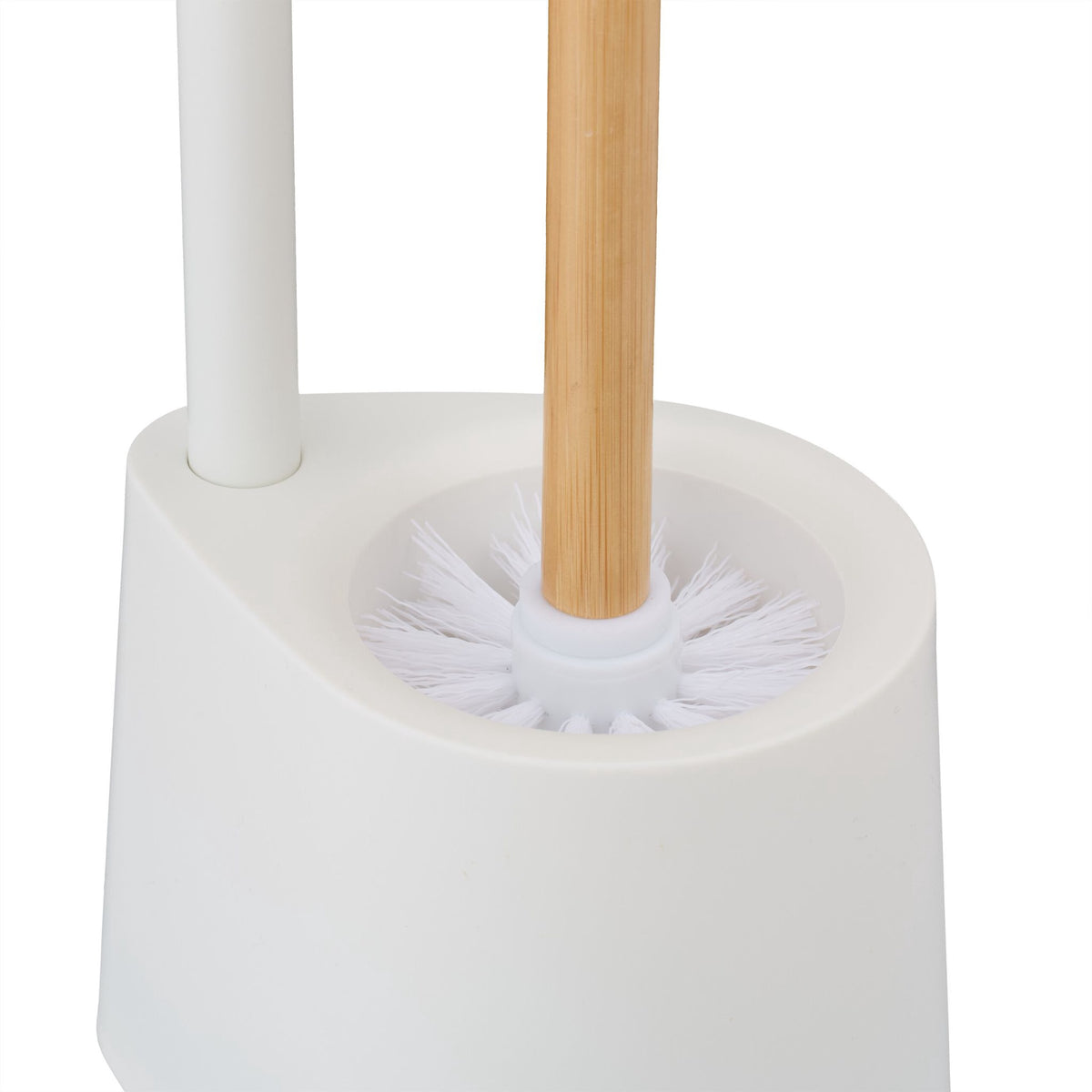 Toilet seat in bamboo and stainless steel