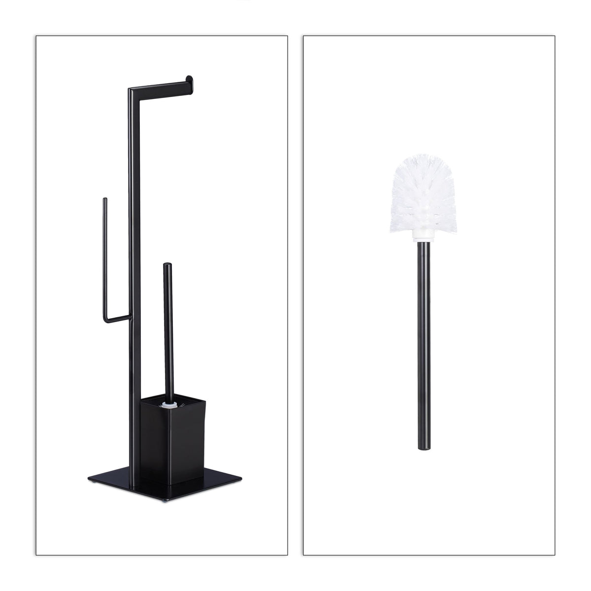 Toilet seat in black