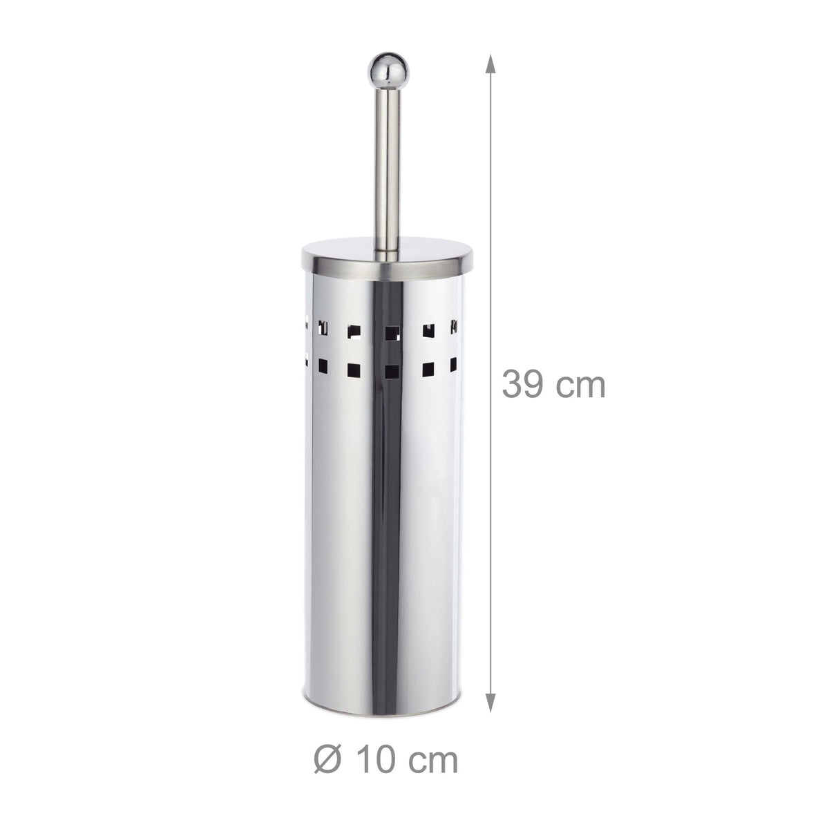 Toilet seat stainless steel round