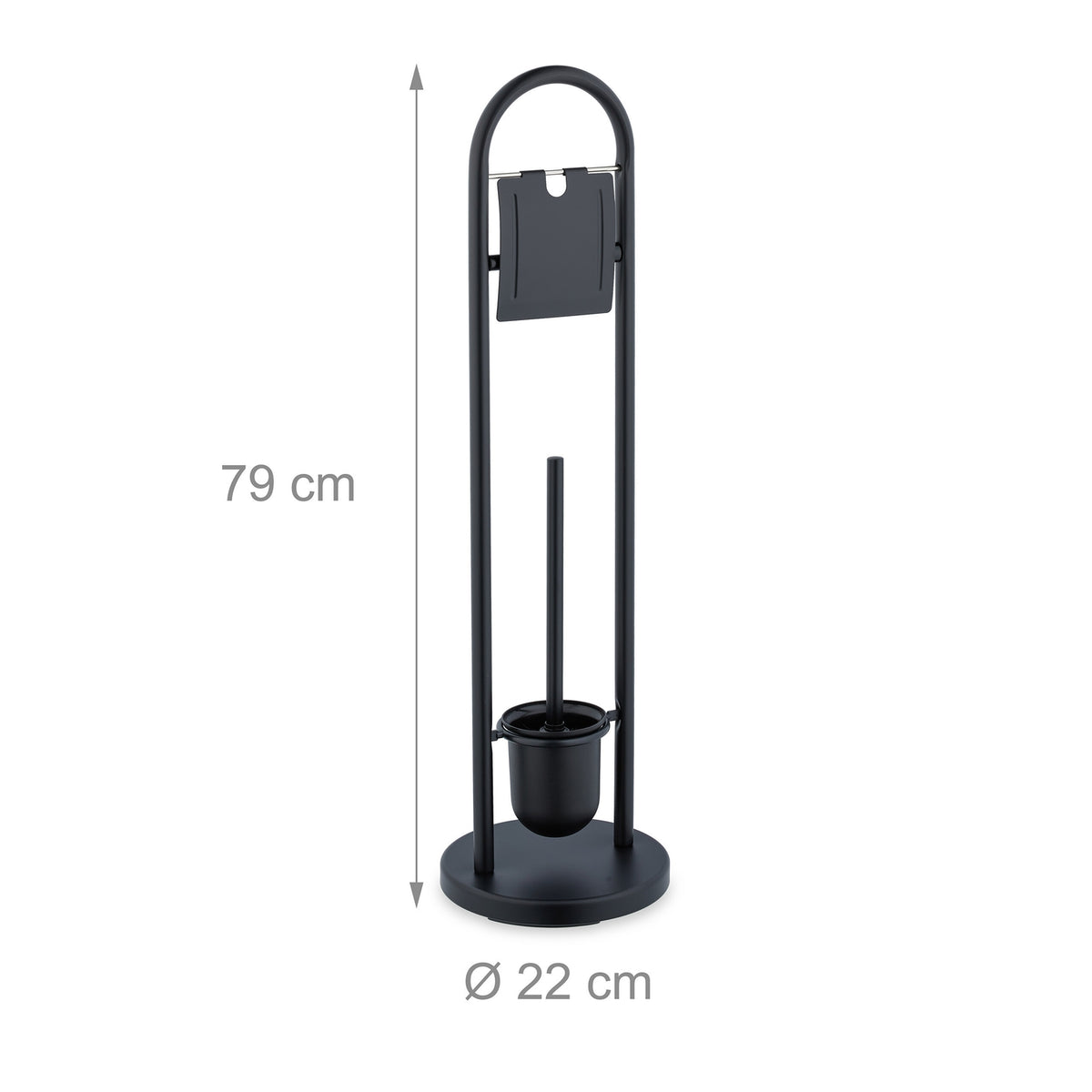 Toilet set in stainless steel