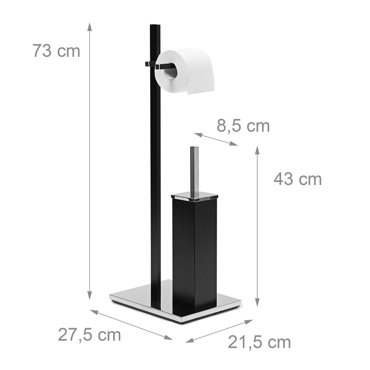 Toilet set matte black
