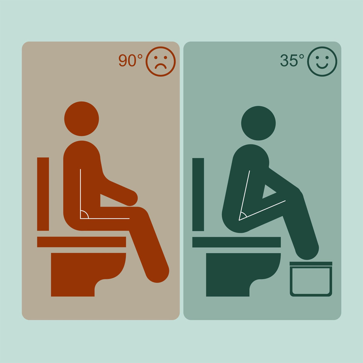 Toilet stall in bamboo and metal