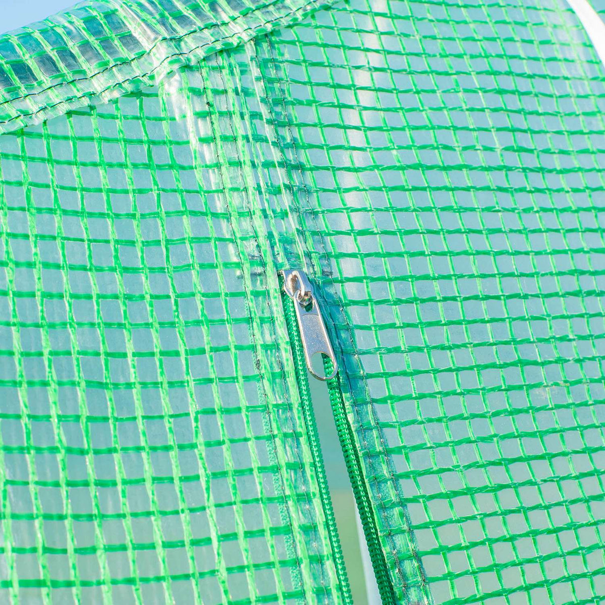 Tomato House Cold Frame Greenhouse With Gable Roof, Foil Greenhouse, Green, 600X300X200Cm