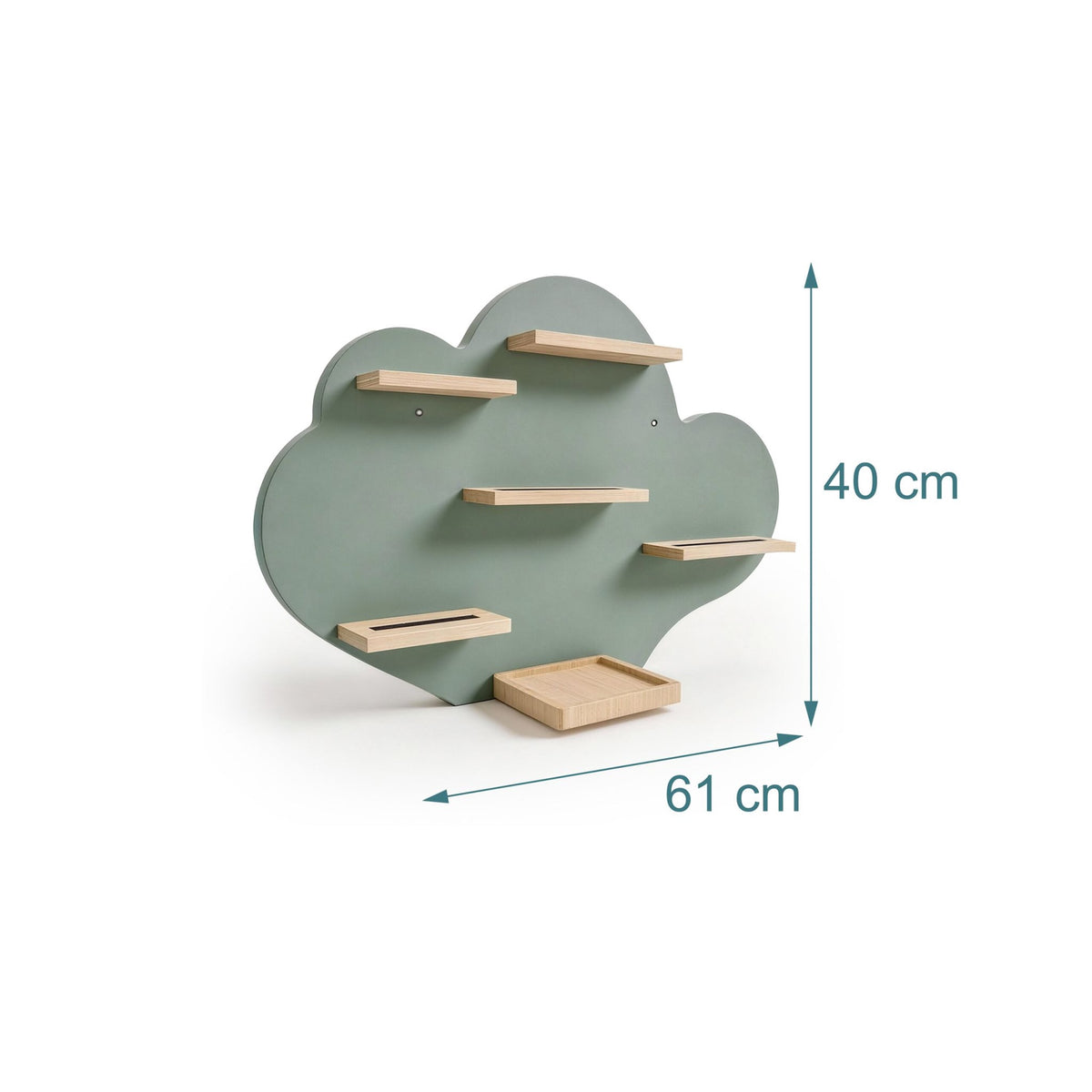 Toniebox Wall Shelf with Magnetic Storage for 20 Figures