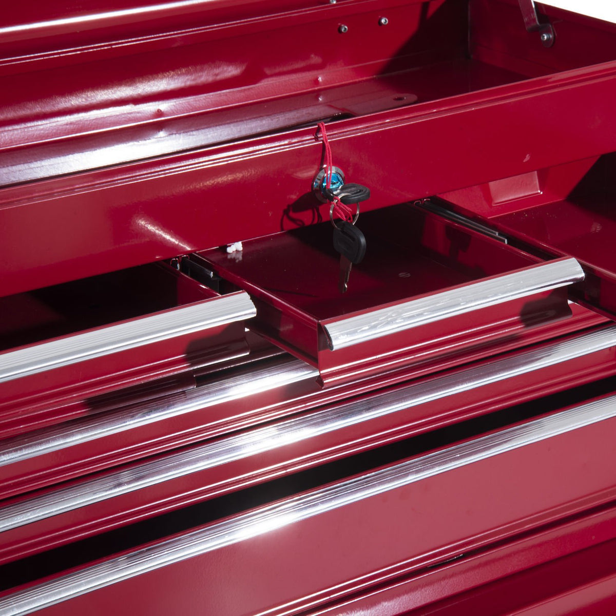 Tool Box Metal Workshop Trolley, Tool Trolley, Tool Box, Red, For Workshop