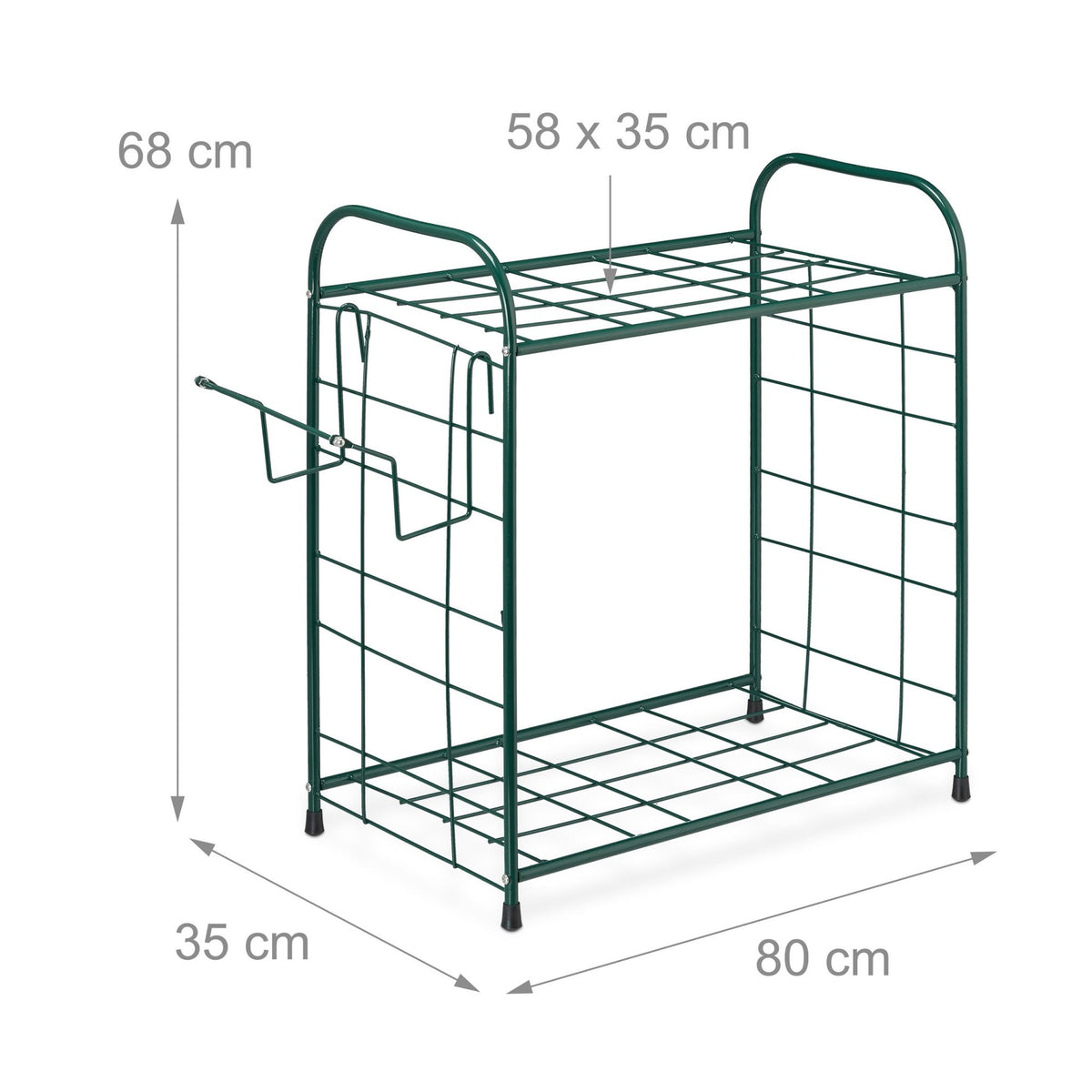 Tool rack for garden