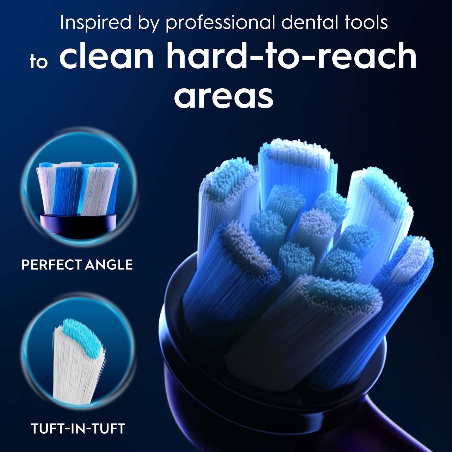 Toothbrush Heads, Ultimate Clean, Black, 3-Pack