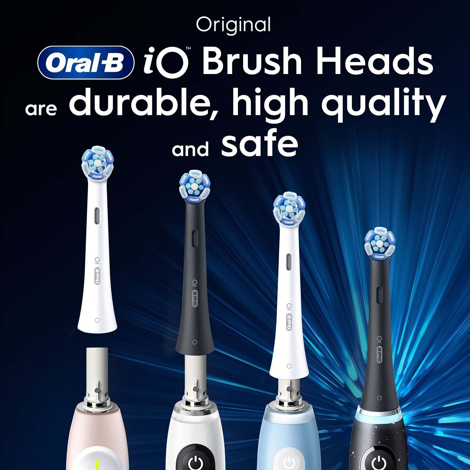 Toothbrush Heads, Ultimate Clean, Black, 3-Pack