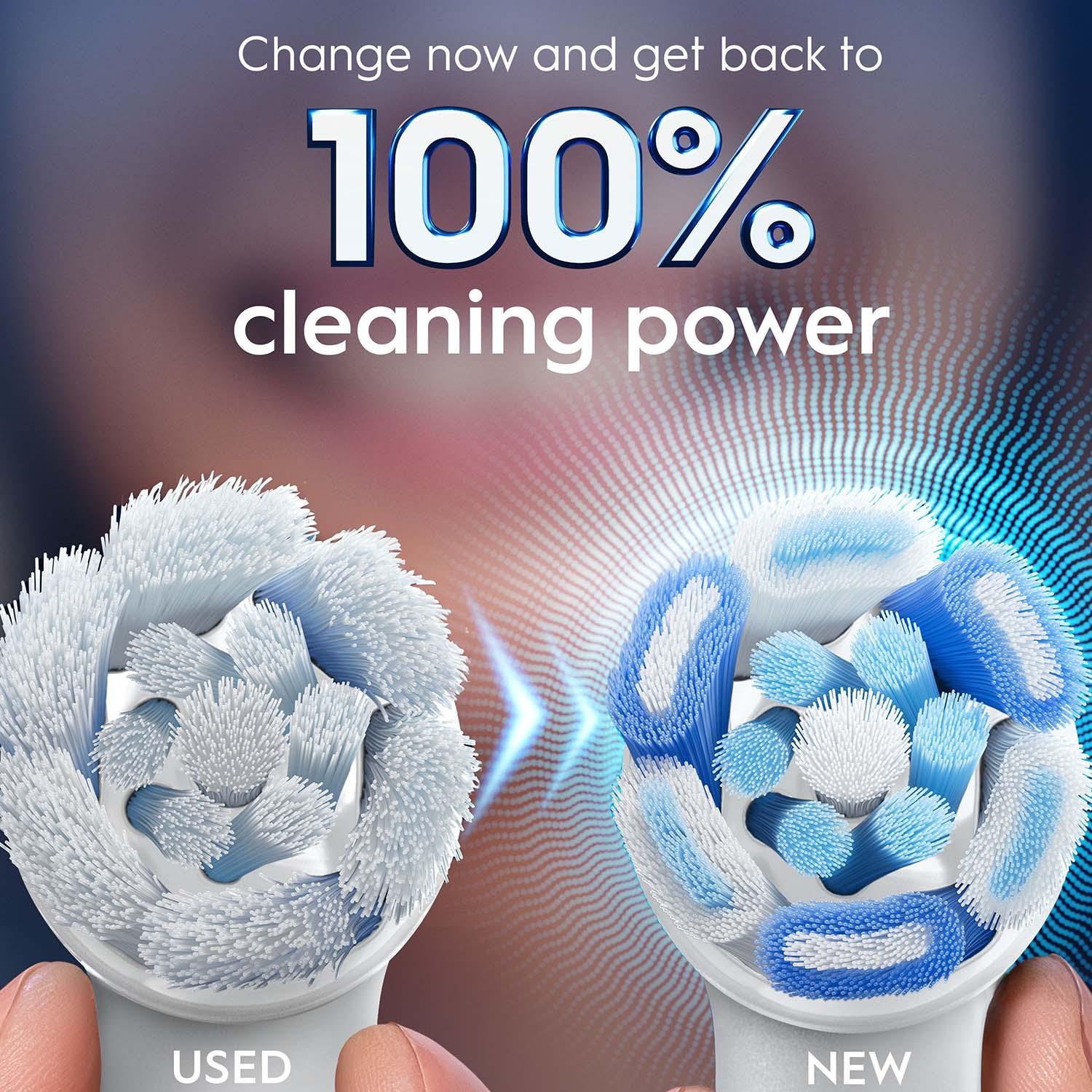 Toothbrush Heads, Ultimate Clean, White, 3-Pack