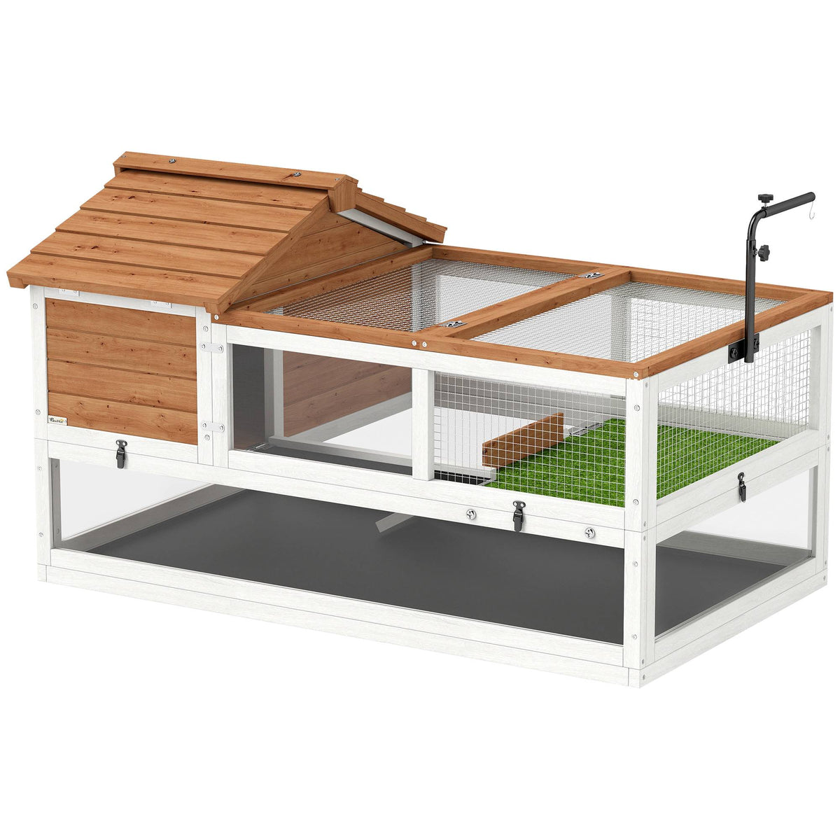 Tortoise House, 2-Level Enclosure with Lamp Holder