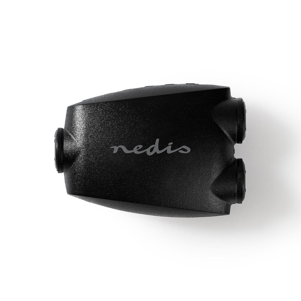 TosLink Adapter | TosLink Female | 2x TosLink Female | Splitters | ABS | Black | 1 pc. | Blisters