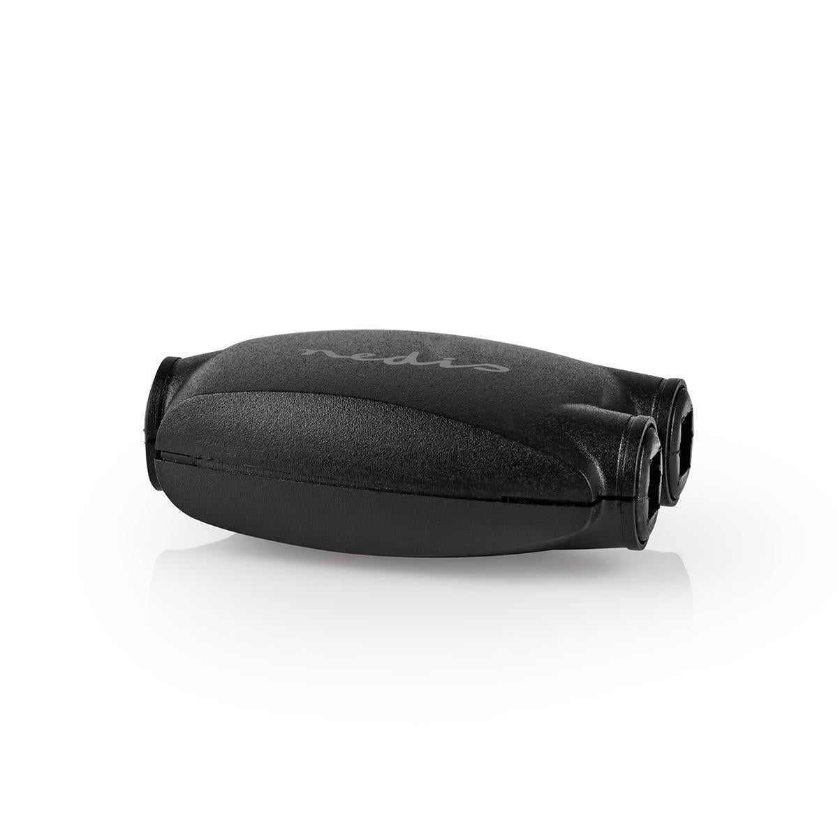 TosLink Adapter | TosLink Female | 2x TosLink Female | Splitters | ABS | Black | 1 pc. | Blisters