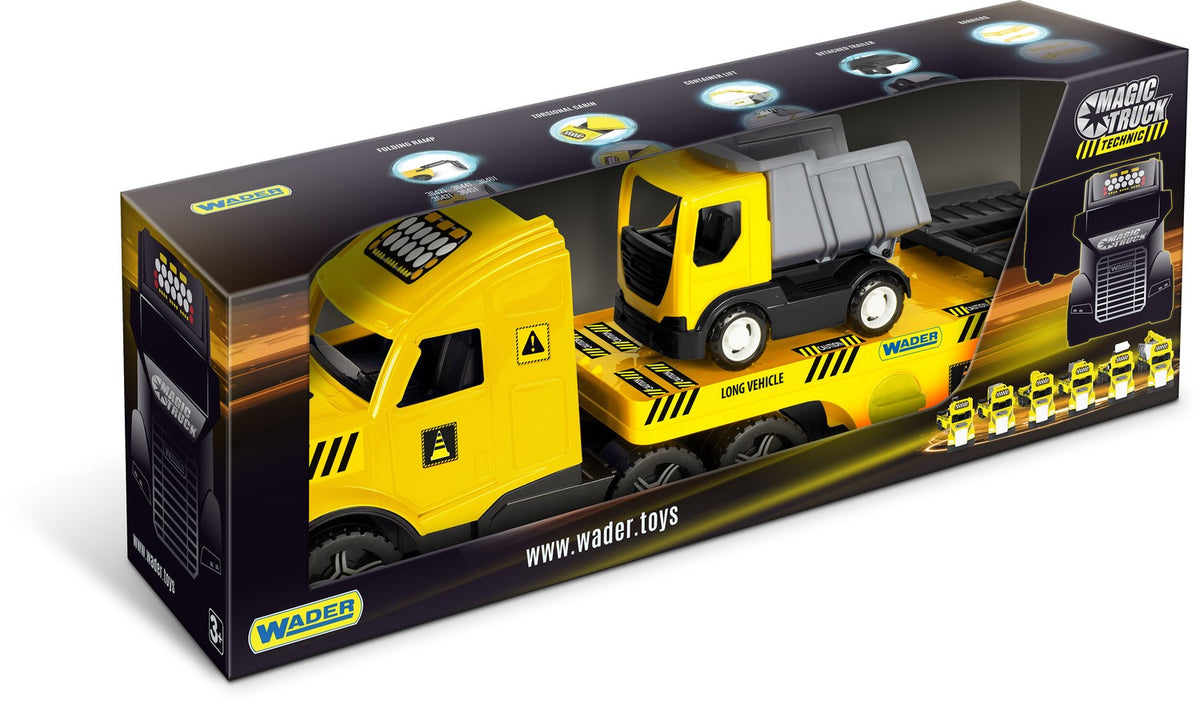 Tow Truck with Tipper and Swivel Trailer, 78 cm