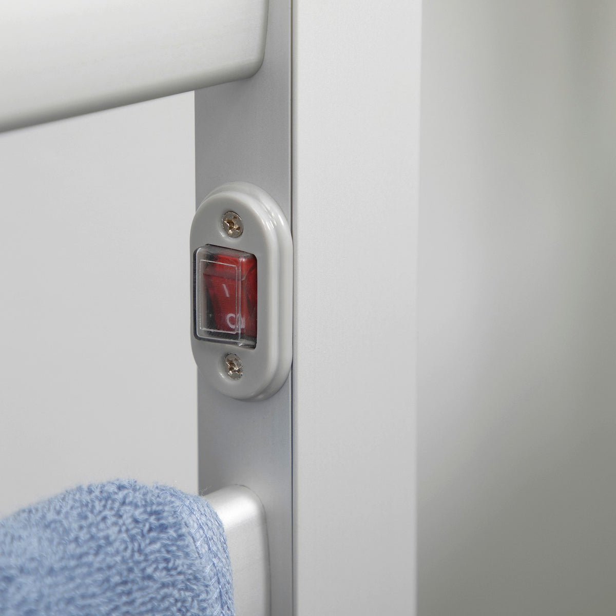 Towel Radiator Bathroom Radiator With 6 Heating Rods Towel Dryer Towel Warmer Electric Radiator For Bathroom Aluminum White